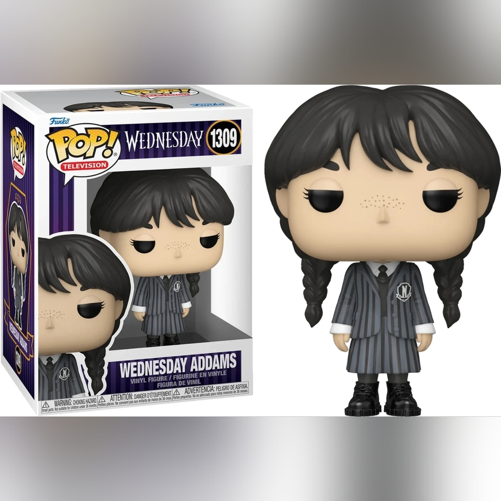 Funko Pop Wednesday Series ,Wednesday Addams in School Uniform Vinyl Figure